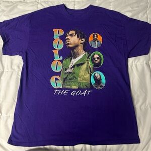 Polo G Vibrant Purple Graphic T-shirt